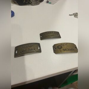 5/$10 | Hobby Lobby | Pendants For Thin Brown, Purple, & Black Leather Bracelets